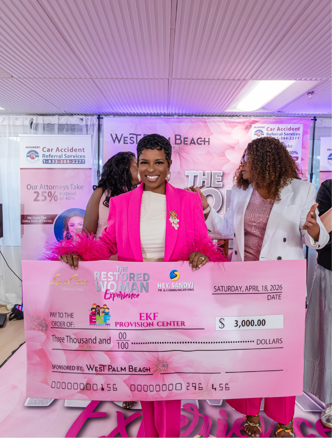 Joan Sandy Madean Check #2WOMENEMPOWERMENT-115